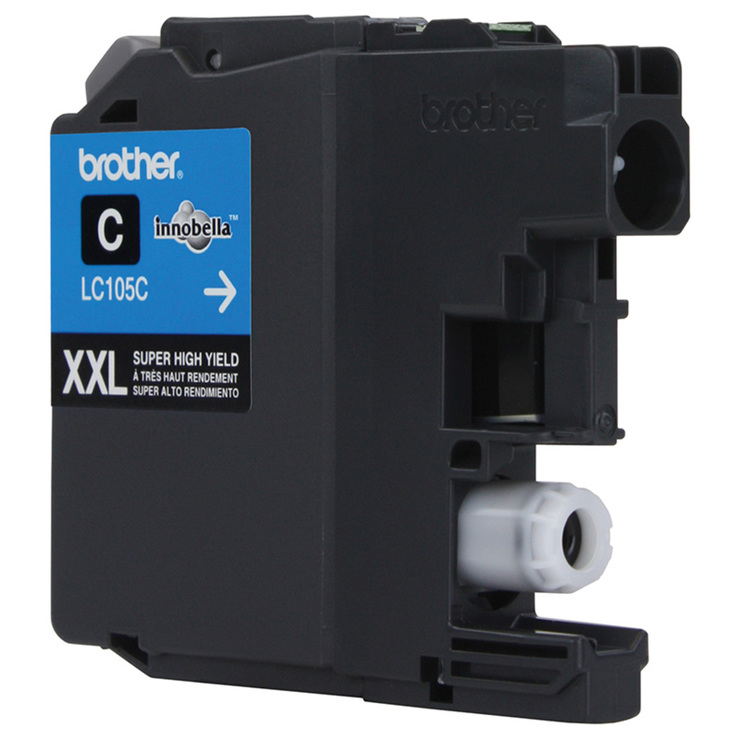 Brother Cartucho de Tinta 105 XXL Color Cian Super Alto RendimientoBrother Cartucho de Tinta 105 XXL Color Cian Super Alto Rendimiento — Imagen 2 de 3