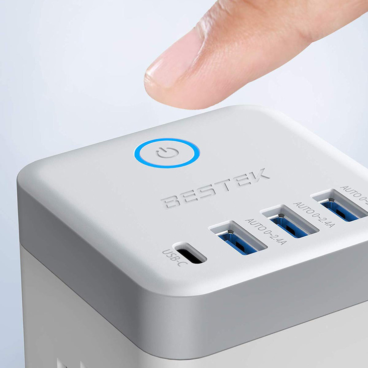 Bestek 2-pack Multicontacto Circular 1875 W 900 — Imagen 4 de 4