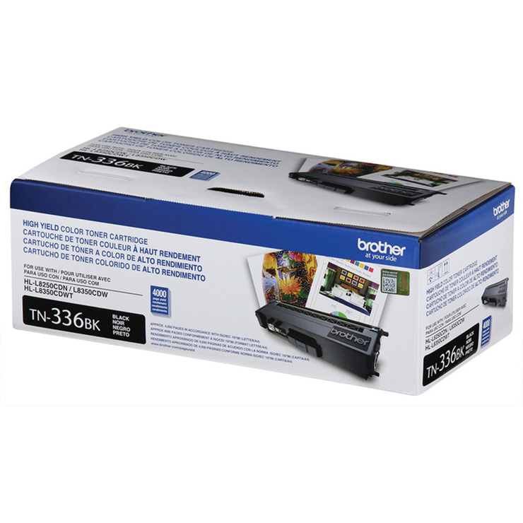Brother Cartucho de Tóner TN336BK Color Negro de Alto Rendimiento — Imagen 2 de 3