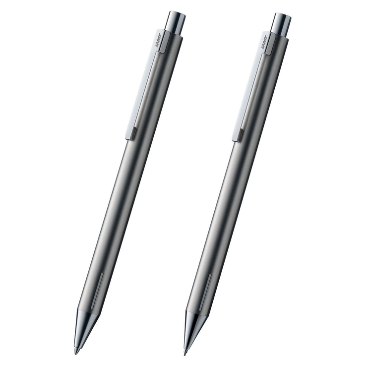 Lamy set de bolígrafo punto mediano y portaminas 0.7mm econ acero inoxidable mate — Imagen 2 de 2
