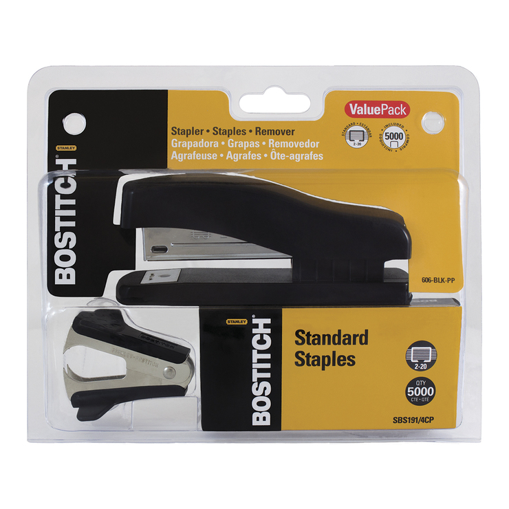 Stanley Bostitch set engrapadora de media tira con desengrapador tipo uña y grapas estándar — Imagen 1 de 2