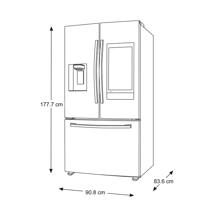 Refrigerador  27´ Family Hub Samsung  — Imagen 4 de 4