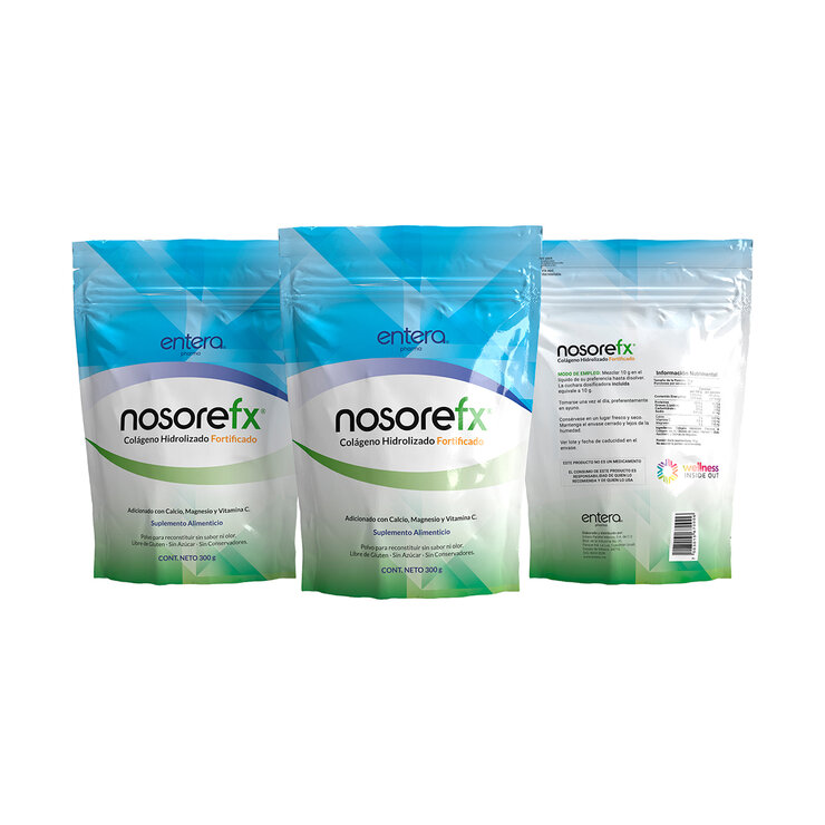 Entera Pharma Nosore FX Colágeno Hidrolizado Fortificado 300gr — Imagen 2 de 2