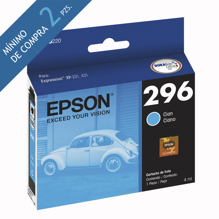 Epson cartucho de tinta 296 cian
