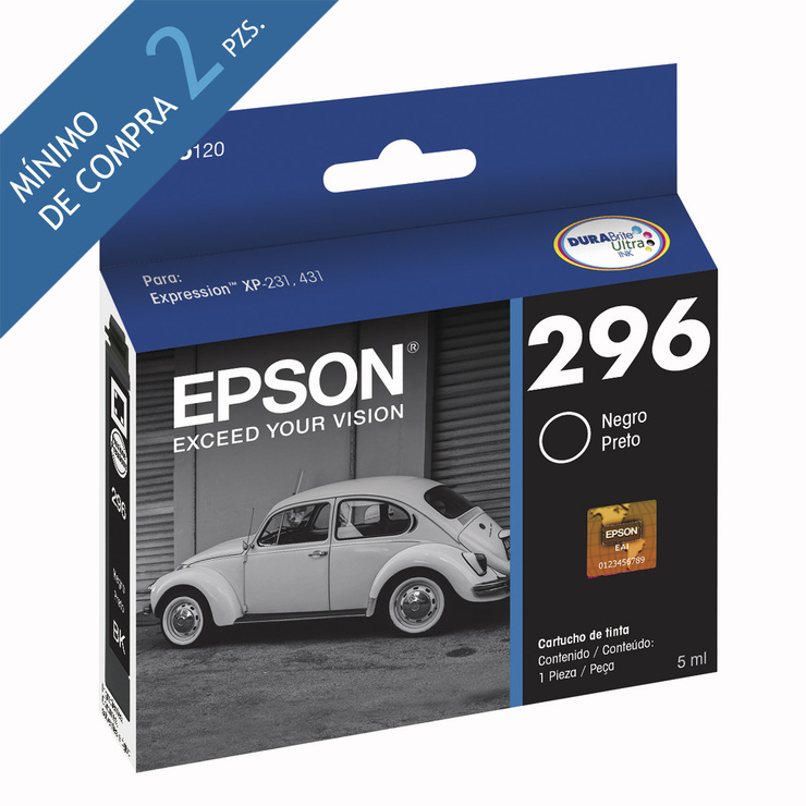 Epson cartucho de tinta 296 negro