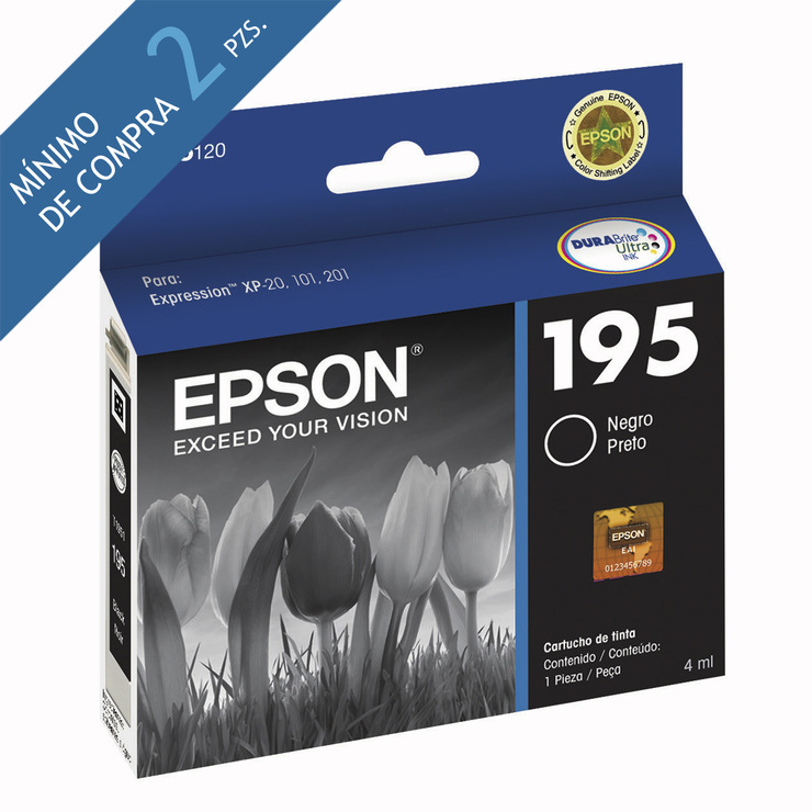 Epson cartucho de tinta 195 negro