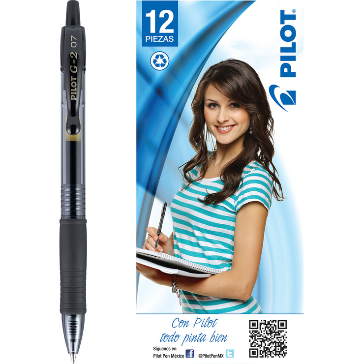 Pilot bolígrafo de gel, punto fino 0.7mm