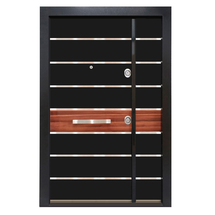 International Door Supply, Puerta de Alta Seguridad Santa Fe con Fijo Izquierda — Imagen 1 de 4