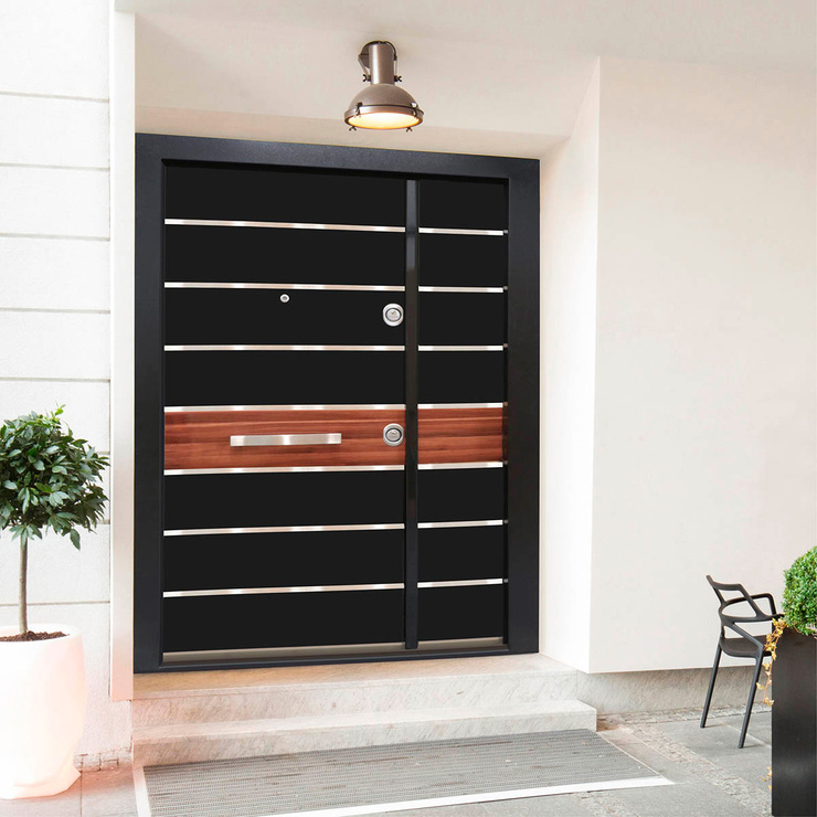 International Door Supply, Puerta de Alta Seguridad Santa Fe con Fijo Izquierda — Imagen 4 de 4