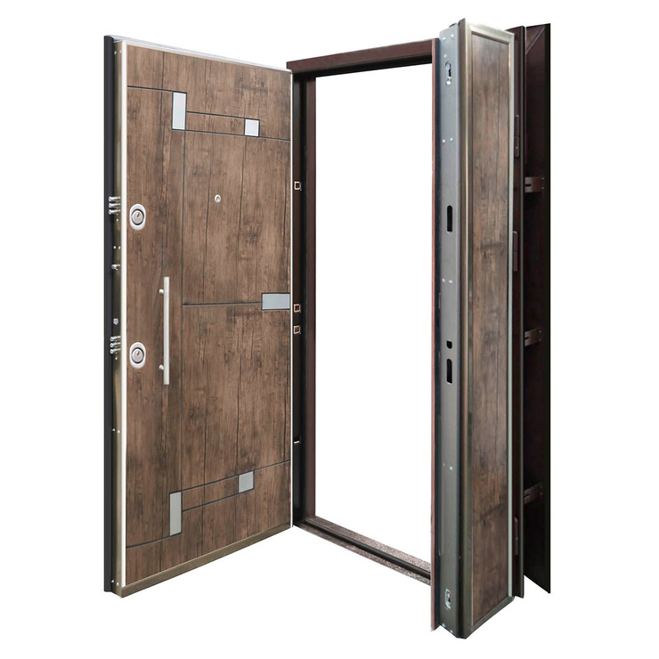 International Door Supply, Puerta de Alta Seguridad Santa Lucia con Fijo Derecha — Imagen 2 de 4