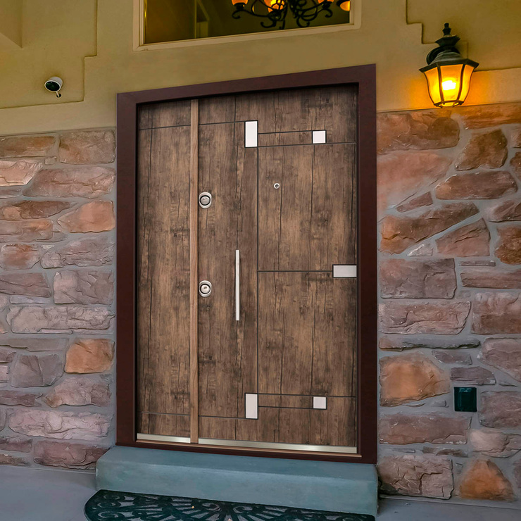 International Door Supply, Puerta de Alta Seguridad Santa Lucia con Fijo Derecha — Imagen 4 de 4
