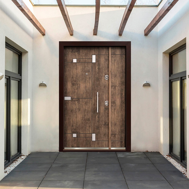 International Door Supply, Puerta de Alta Seguridad Santa Lucia con Fijo Izquierda — Imagen 4 de 4