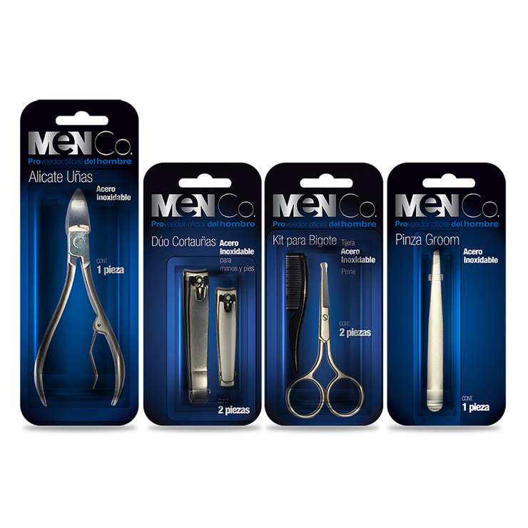 Kit de Cuidado Personal de Acero Inoxidable, Men Co, 6 piezas — Imagen 4 de 4