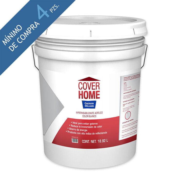 Cover Home, Impermeabilizante Acrílico Blanco, 19L — Imagen 1 de 4
