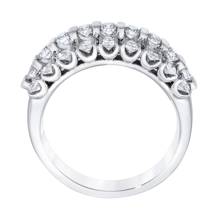 Anillo, 1.38ctw Diamantes, Oro Blanco de 14kt — Imagen 2 de 2