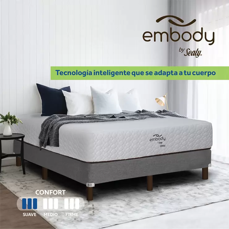 Sealy, Ohio, colchón, queen size — Imagen 1 de 4