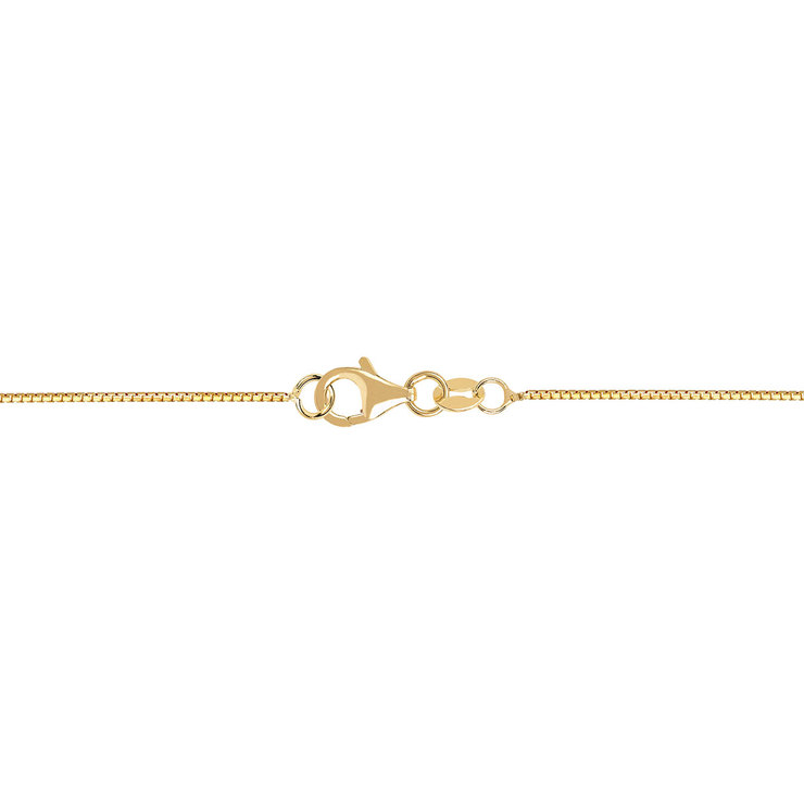 Collar con Dije de Cruz, Oro de 14K — Imagen 3 de 4