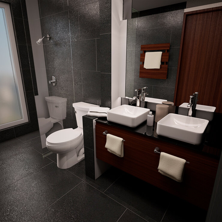 American Standard, Lavabo de Baño Creta — Imagen 1 de 2