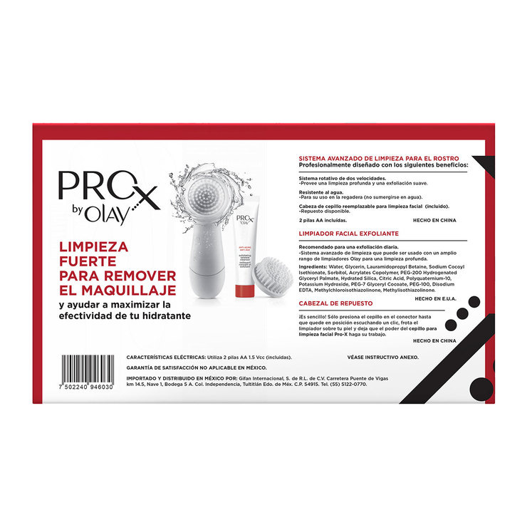 Olay ProX  kit de limpieza facial (cepillo + gel + 2 repuestos) — Imagen 3 de 3