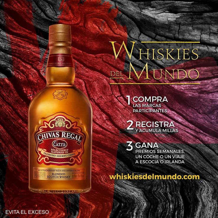 Whisky Chivas Regal Extra 750ml — Imagen 2 de 2
