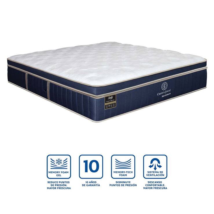 Sealy, Monteleone, colchón king size y box — Imagen 2 de 4