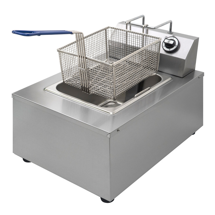 Freidor eléctrico San-Son capacidad de 4.5Lt, acero inoxidable — Imagen 3 de 3