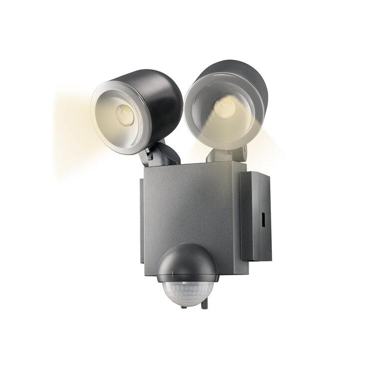 Estevez, Lámpara de Seguridad con 2 Reflectores LED y Sensor — Imagen 1 de 4