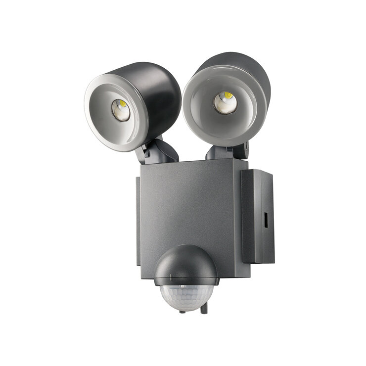 Estevez, Lámpara de Seguridad con 2 Reflectores LED y Sensor — Imagen 2 de 4