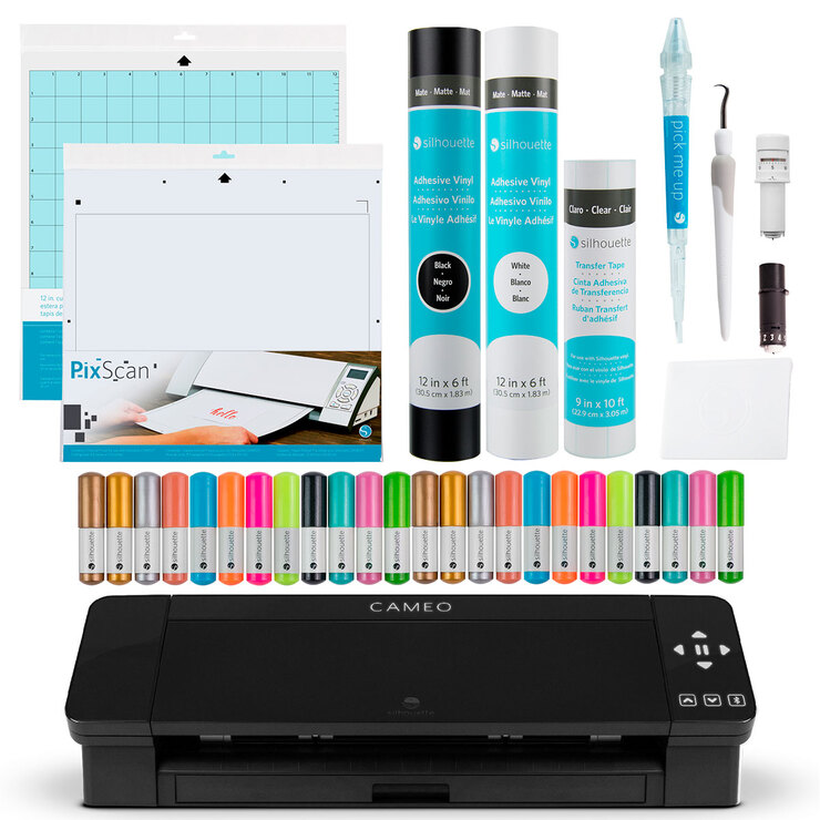Silhouette Cameo 4® Máquina de Corte con Accesorios, Negro — Imagen 1 de 4