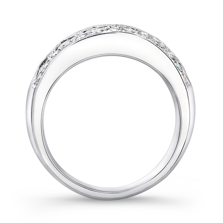Anillo, 2.15ctw Diamantes, Oro Blanco de 18kt — Imagen 2 de 3