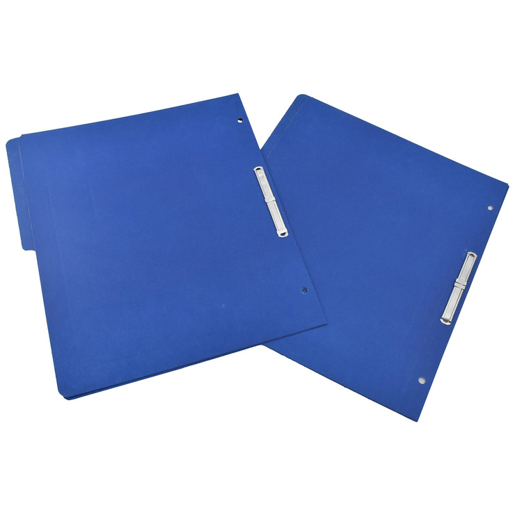 Wilson Jones Folder de Papel con Broche Metálico Color Azul — Imagen 2 de 4