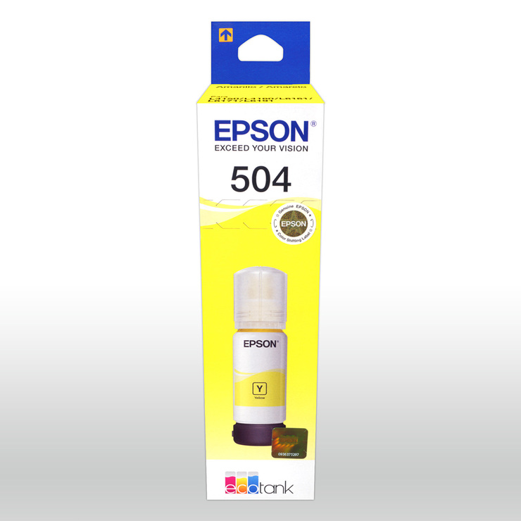 Epson botella de tinta 504 amarillo — Imagen 2 de 2