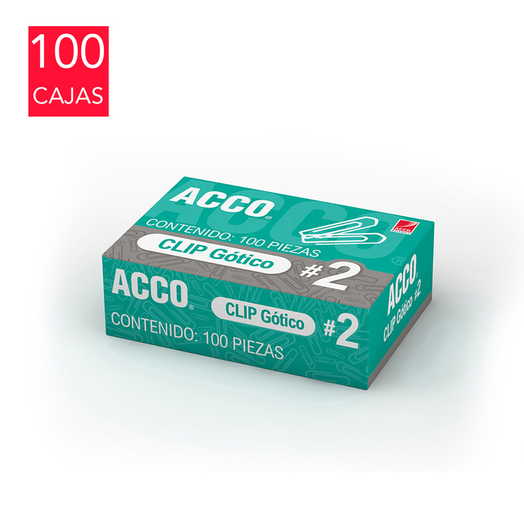 ACCO Clip Gótico No.2 — Imagen 1 de 3