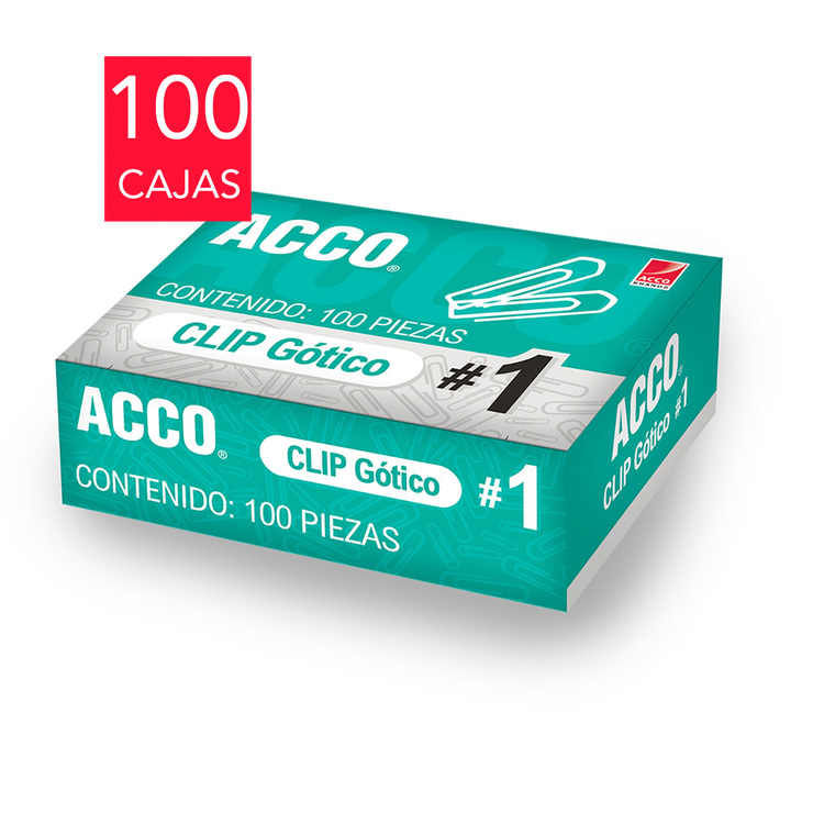 ACCO Clip Gótico No.1 — Imagen 1 de 3