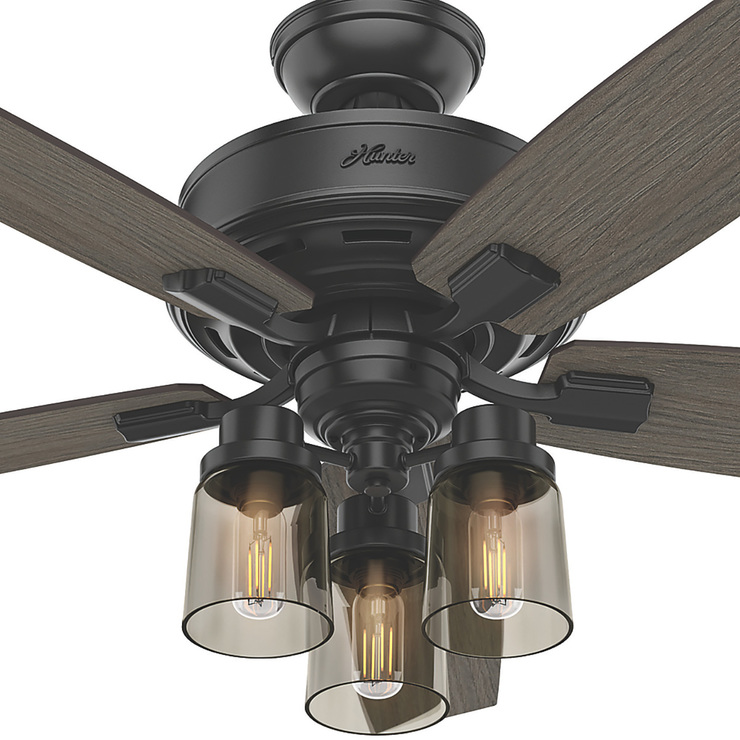 Hunter, Ventilador de Techo Bennett 52" - Negro Mate — Imagen 3 de 4