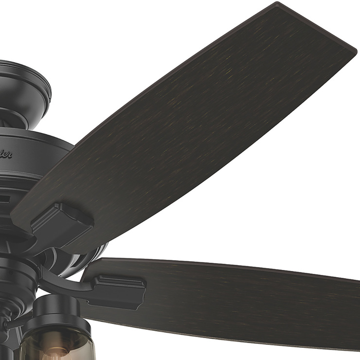 Hunter, Ventilador de Techo Bennett 52" - Negro Mate — Imagen 4 de 4