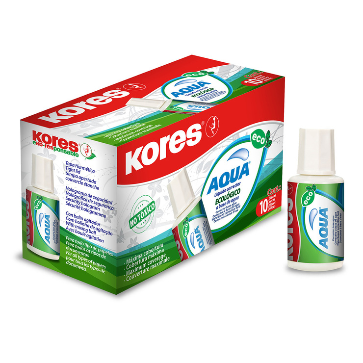 Kores corrector líquido de 20ml — Imagen 1 de 2