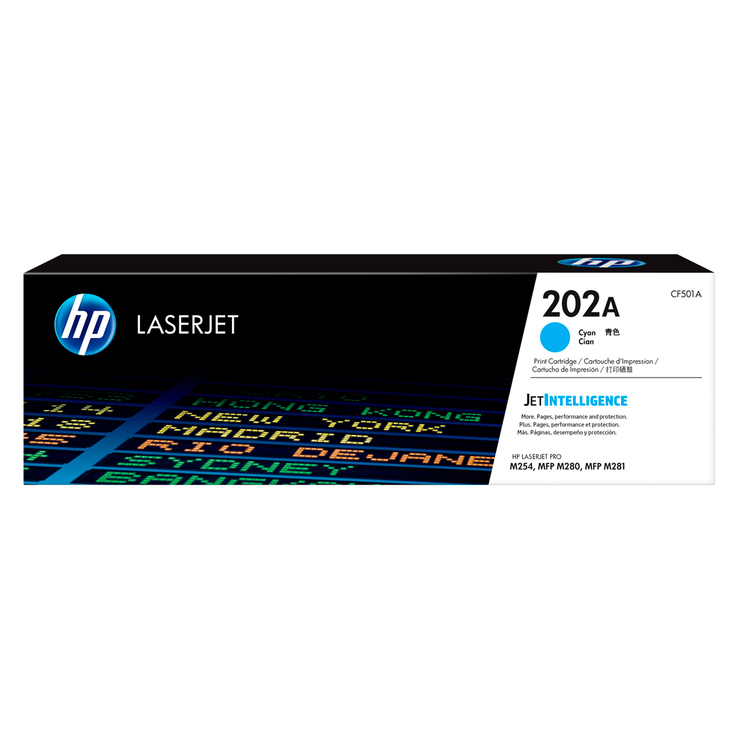 HP 202A tóner cian