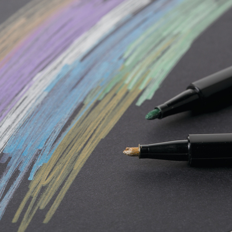 Derwent Academy Block de Papel Negro 3 Piezas — Imagen 2 de 2