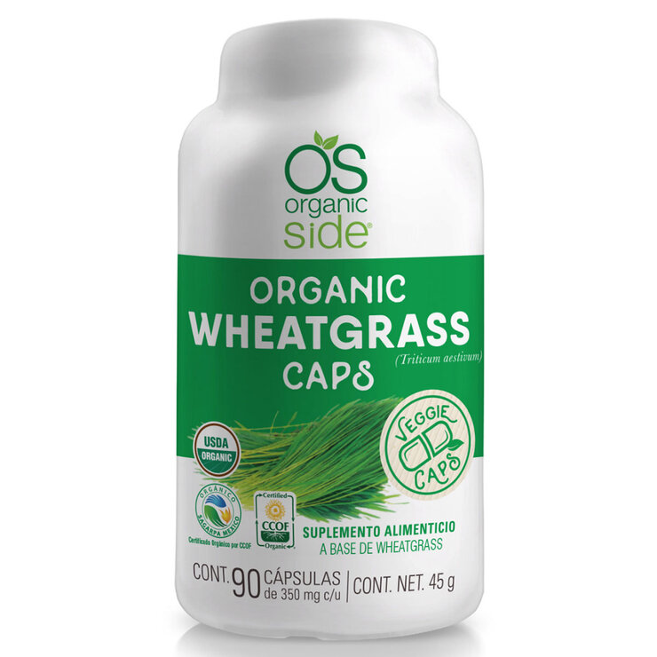 Organic Side Wheatgrass 90 Cápsulas — Imagen 1 de 2