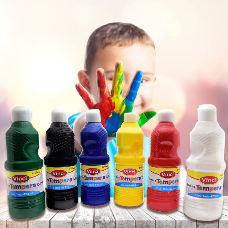 Vinci temperas colores primarios — Imagen 3 de 3