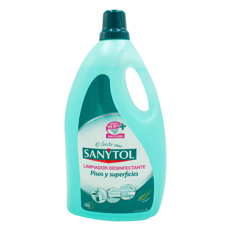 Sanytol Limpiador Desinfectante para Pisos y Superficies 5 l — Imagen 1 de 4