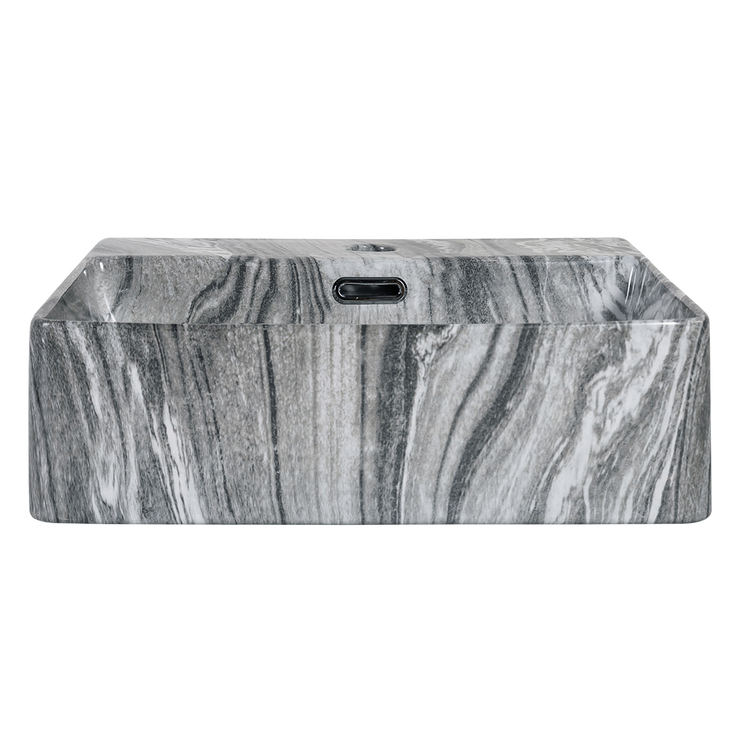 Moorefield, Lavabo de Baño de Cerámica Veteada Colombe  — Imagen 3 de 4