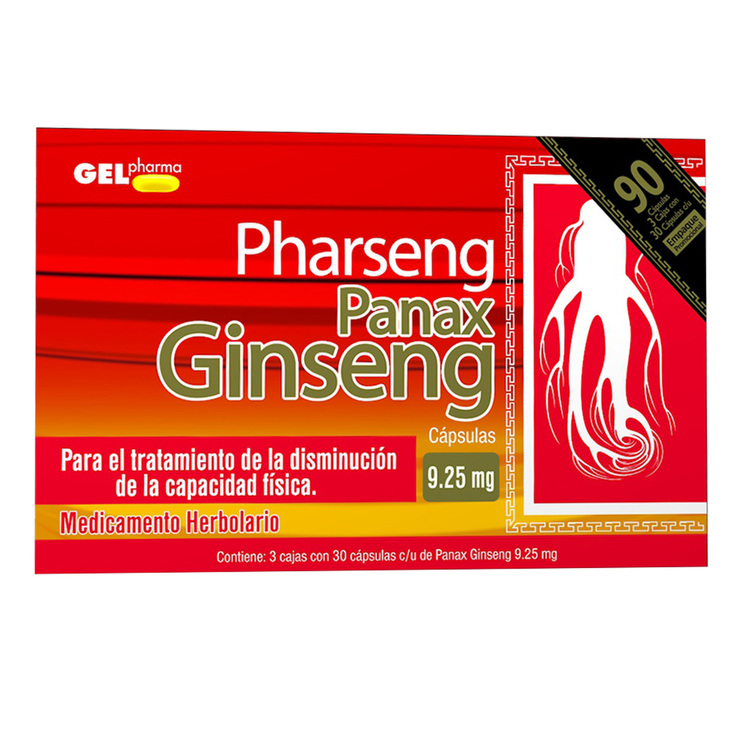 Panax Ginseng 250mg 3 pack — Imagen 1 de 3