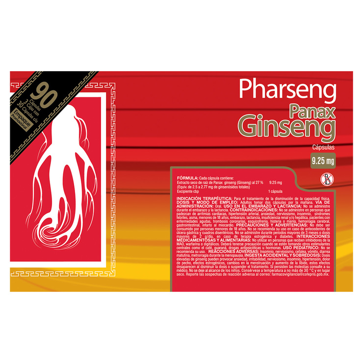 Panax Ginseng 250mg 3 pack — Imagen 2 de 3
