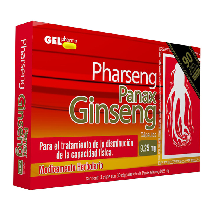 Panax Ginseng 250mg 3 pack — Imagen 3 de 3