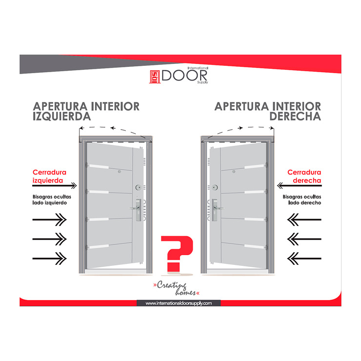 International Door Supply, Puerta de Alta Seguridad Magnum 9 mm Izquierda - Grado Balístico — Imagen 4 de 4