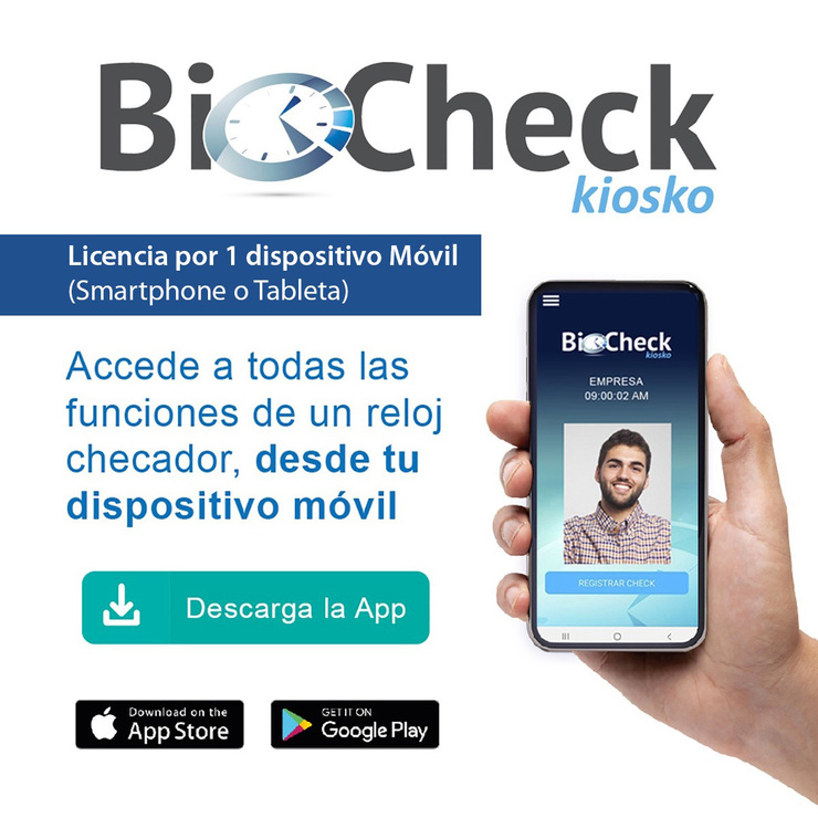 Biocheck Kiosko Licencia para 1 Dispositivo Móvil — Imagen 1 de 2