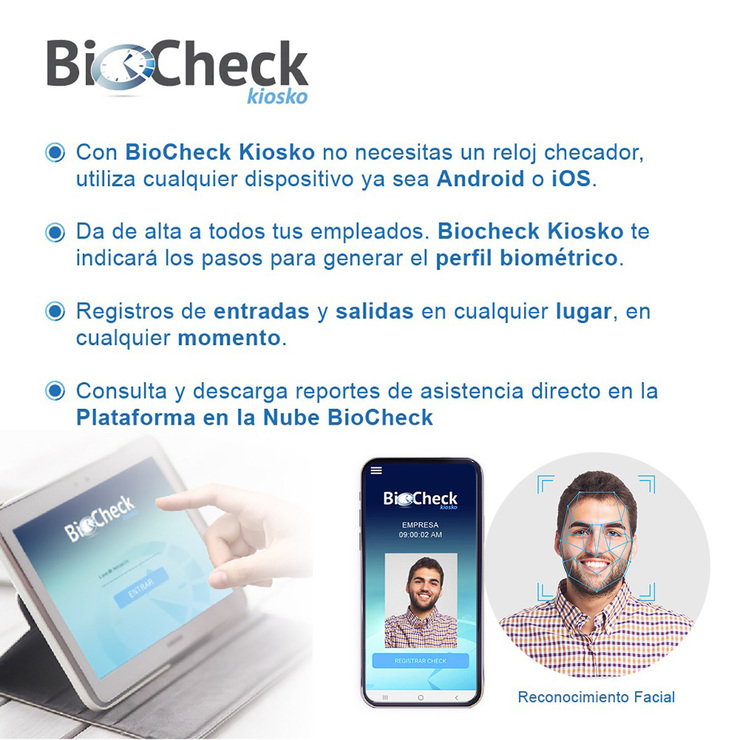 Biocheck Kiosko Licencia para 1 Dispositivo Móvil — Imagen 2 de 2