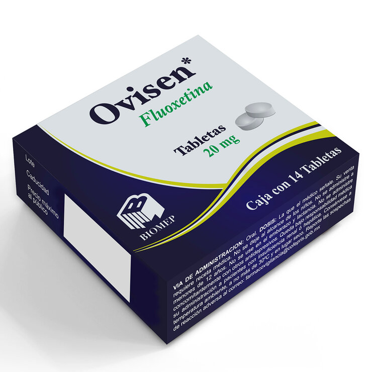 Fluoxetina 20mg 14 Tabletas — Imagen 3 de 3